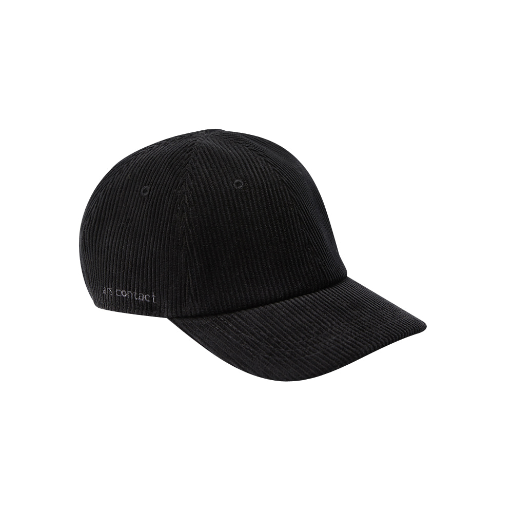 AC 101 CORDUROY CAP.BLACK