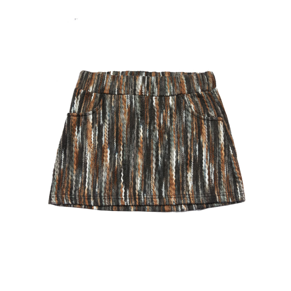 AC W Blanket Skirt, Brown